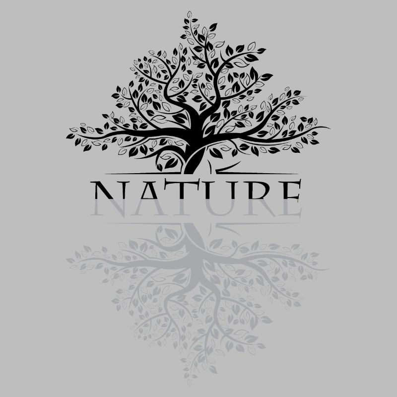 Tree Reflection Nature Symbol Forest Nature Conservation icon