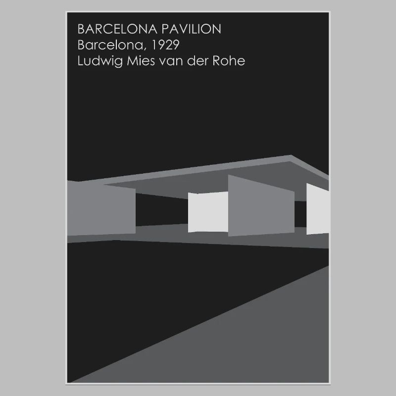 Architecture moderne : Pavillon de Barcelone