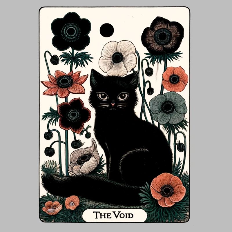 Tarot Chat du Vide en Fleur