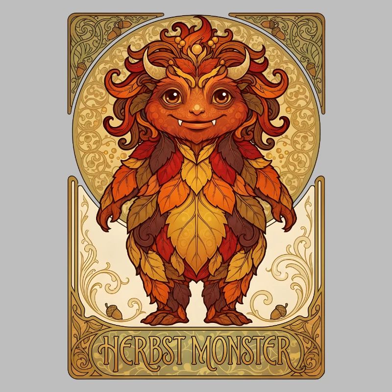 Monstres de feuillage d’automne