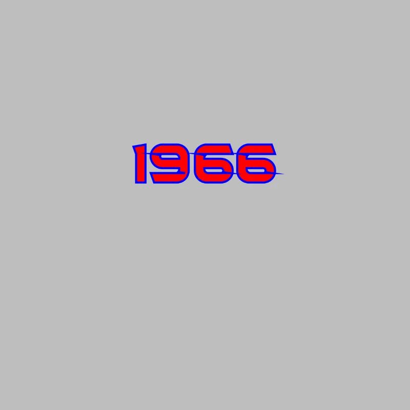 1966 Retro Neon Typography
