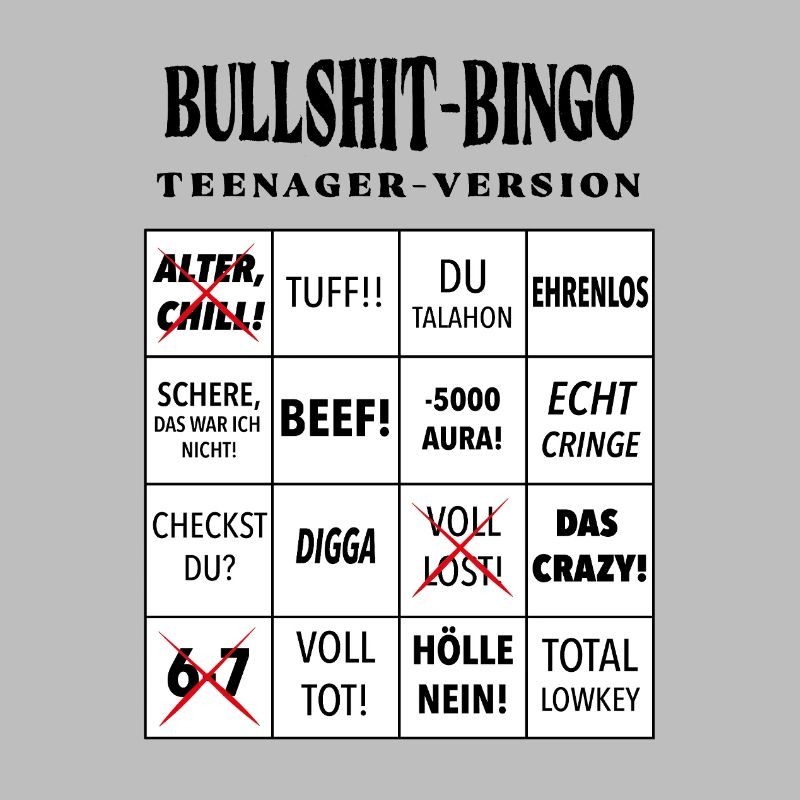 Bingo à la connerie – Version ado