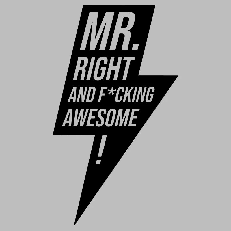 Mr Right Bachelor Design Gift