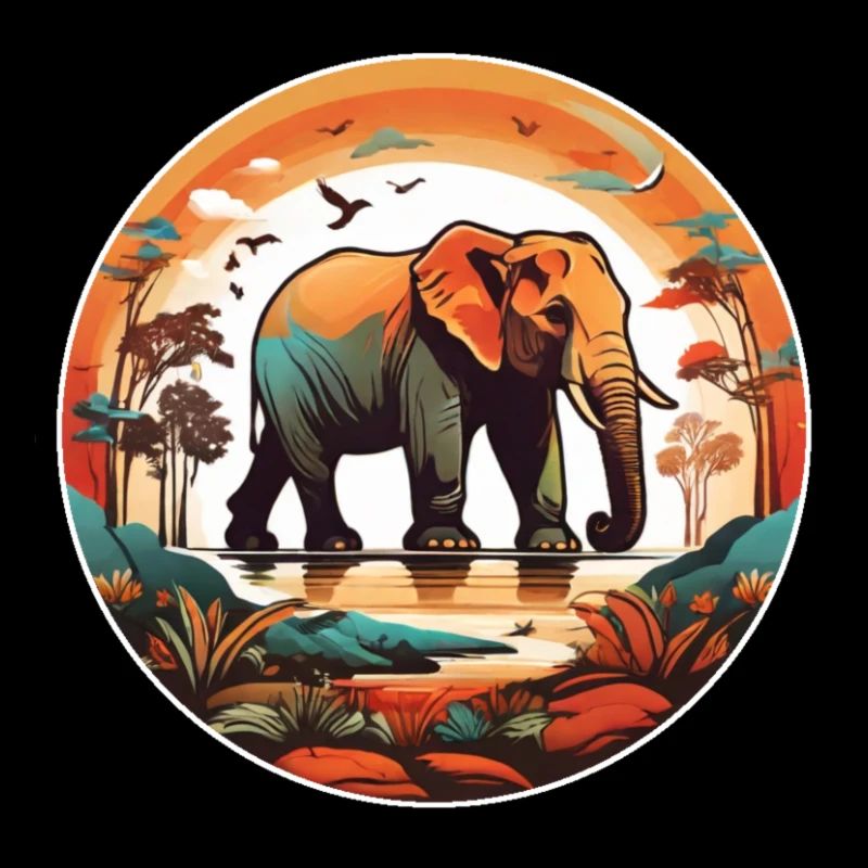 Conception d’éléphant d’Afrique