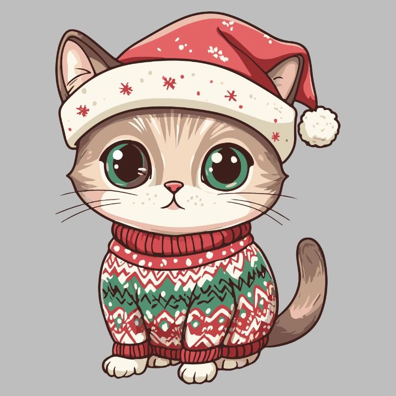 Katze Weihnachten Comic