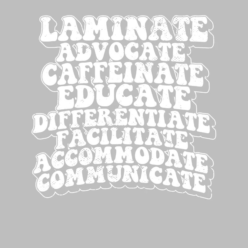 SPED Teacher Laminate Collaborate Autisme