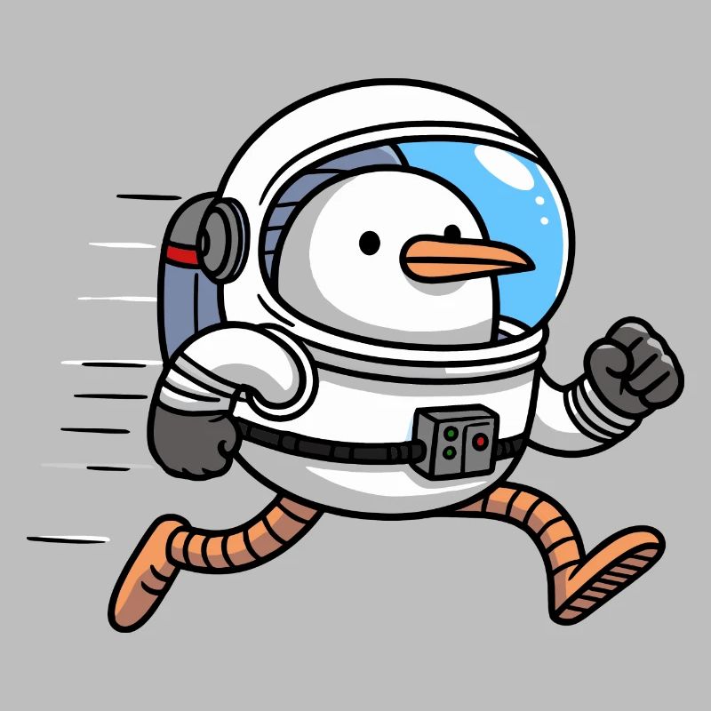 Bande dessinée Seagull Profession Astronaute en combinaison spatiale