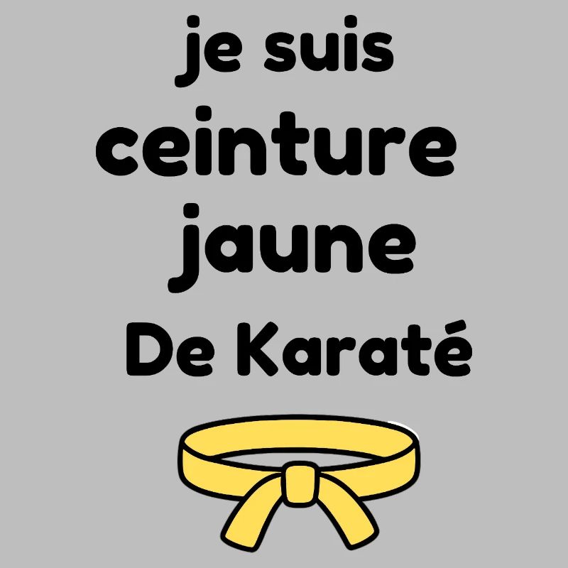 Ich bin Gelbgurt im Karate