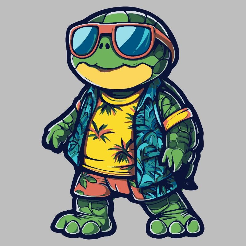 Turtle Comic Holiday