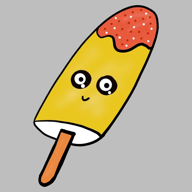 Kawaii  Eis Eiskrem Kinder lustig