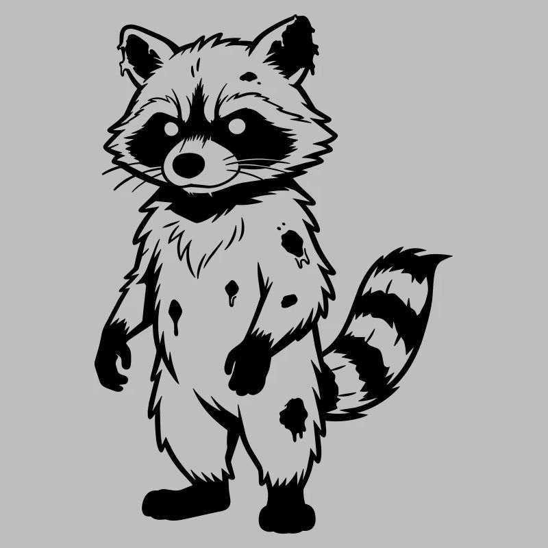 Zombie-Waschbär