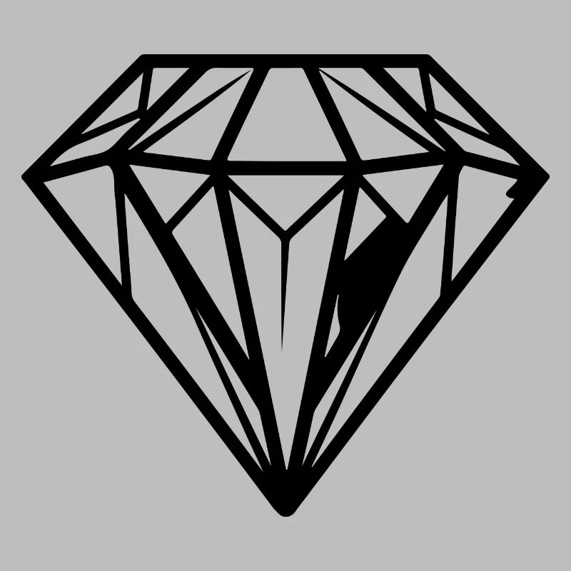 Bijou de pierre précieuse en diamant