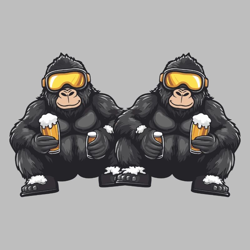 Gorilla Ski Team Bier