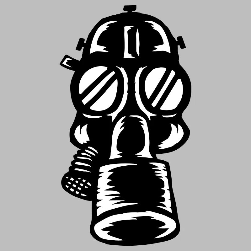 Retro Filter Gas Mask Design