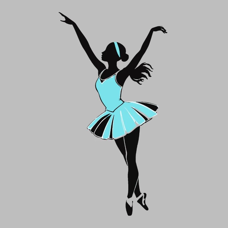 Ballet Dancer Illustration - Sport Design