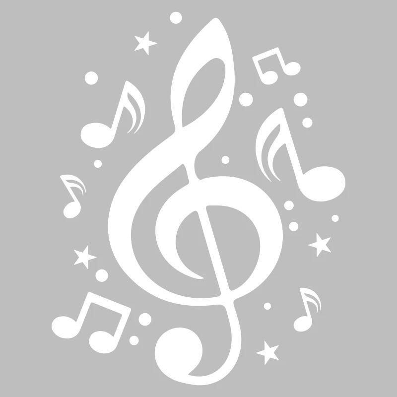 Musical Notes Clef Music