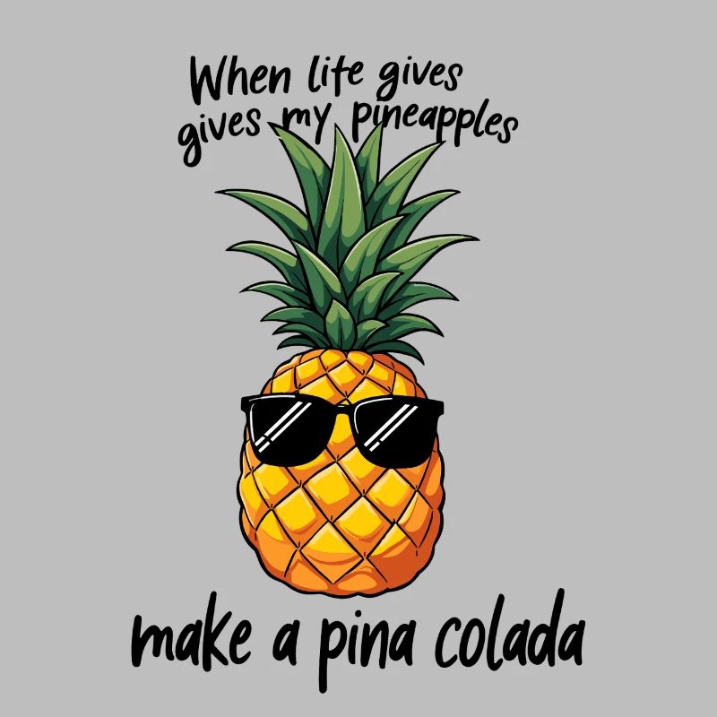 Wenn Das Leben Dir Ananas Gibt Mach Eine Pina