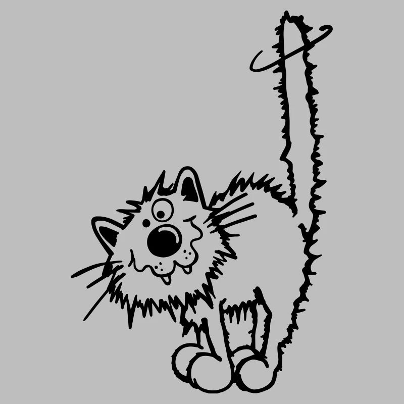 Naughty cat