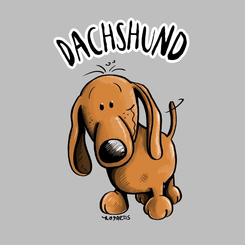 Drolliger Dachshund - Dackel - Teckel