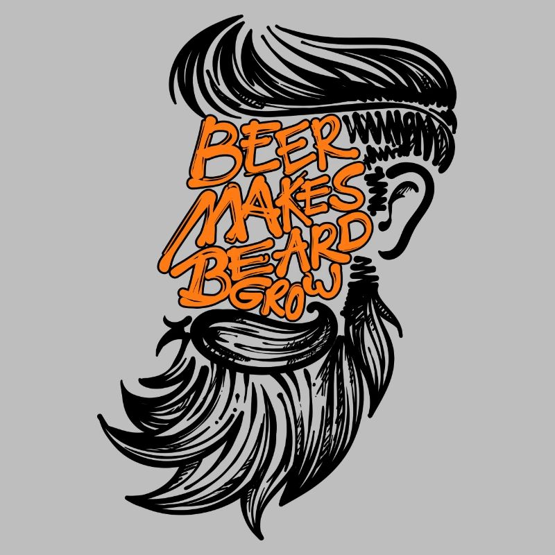 Bart Statement Humorvoll Vollbart Bartträger