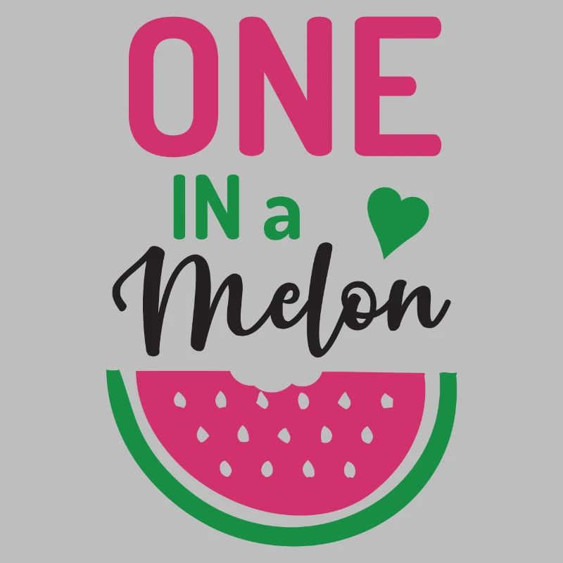 Eins in einer Melone
