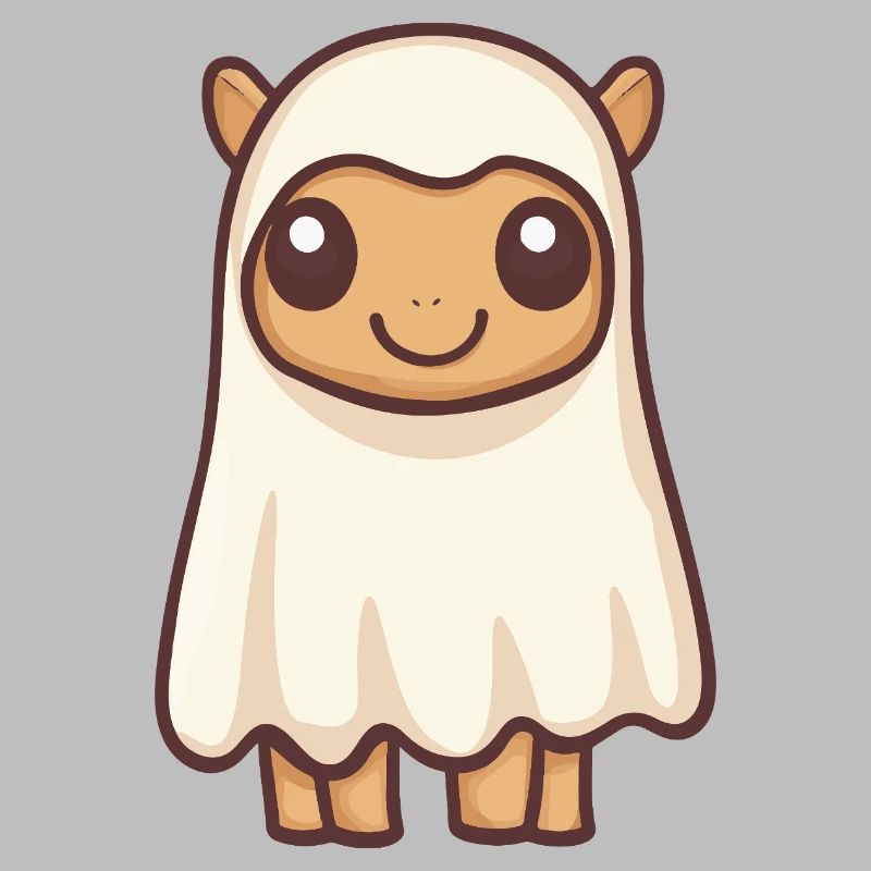 Camel Halloween Ghost