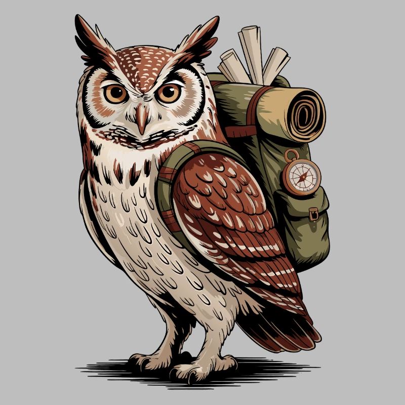 Owl Adventure with Backpack