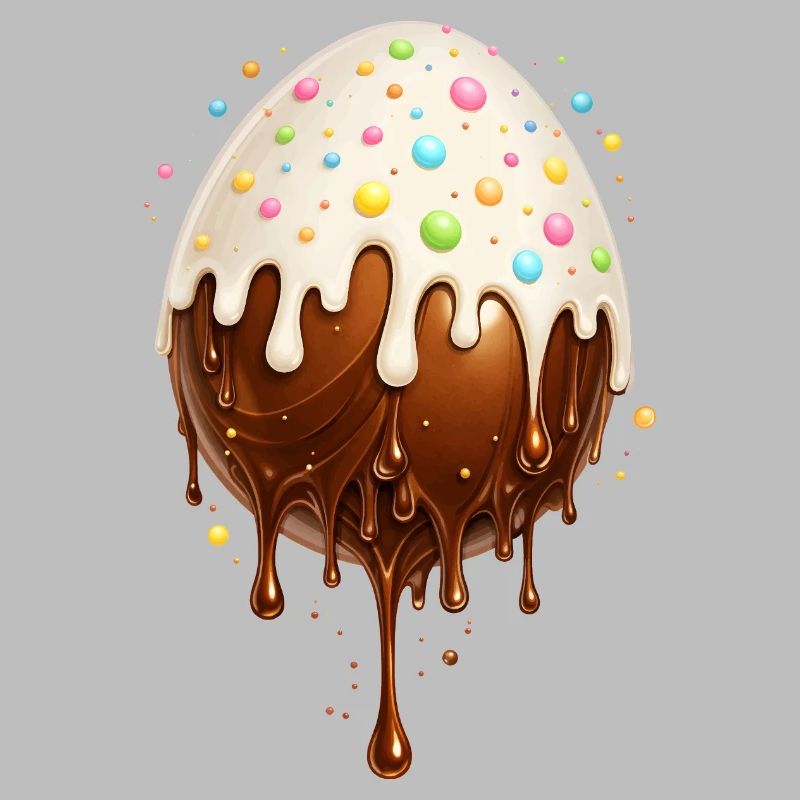 Chocolate Egg with Frosting