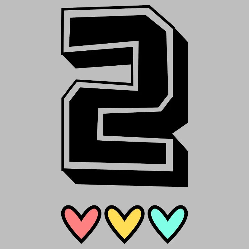 2 ANS. 2e ANNIVERSAIRE. ANNIVERSAIRE 2 ANS. DEUX