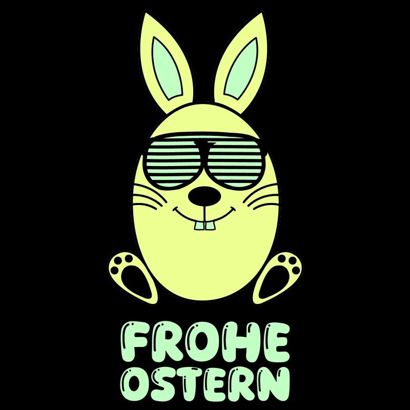 frohe ostern hase