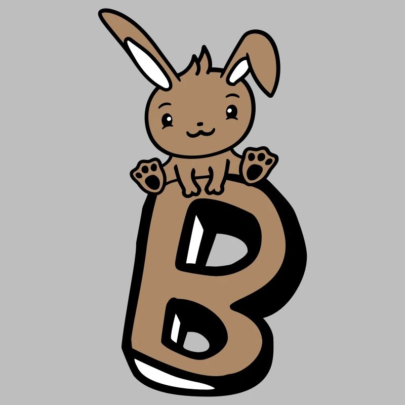 Bunny Letter B Like Bunny Big Alphabet Learning