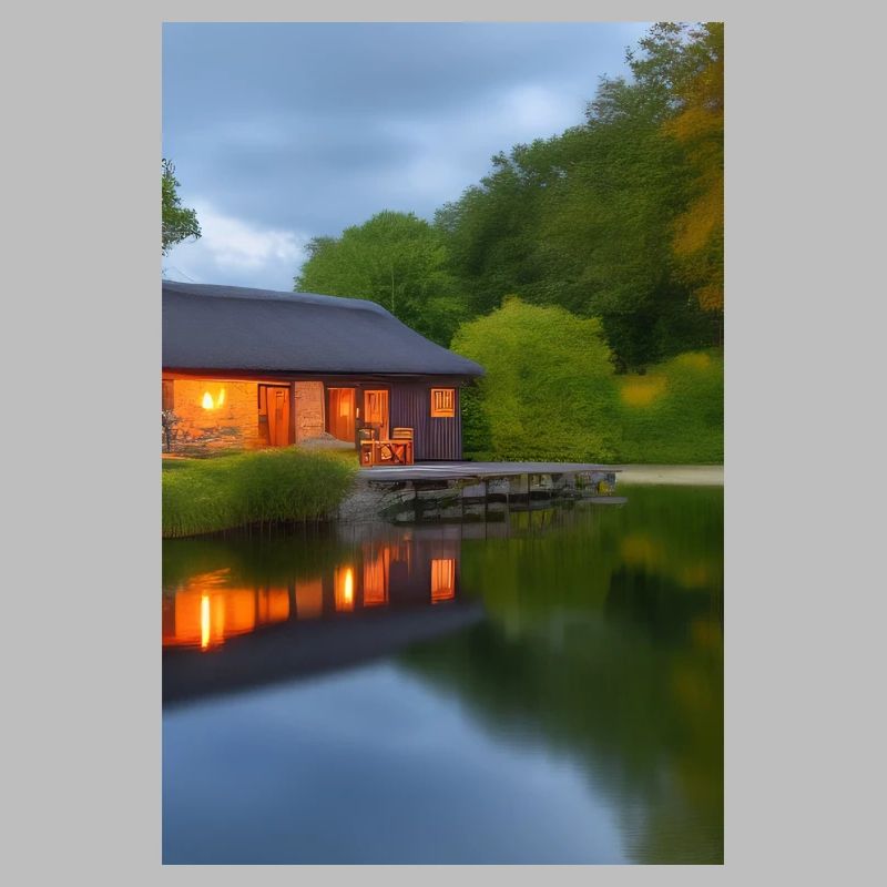Charming lakeside cabin