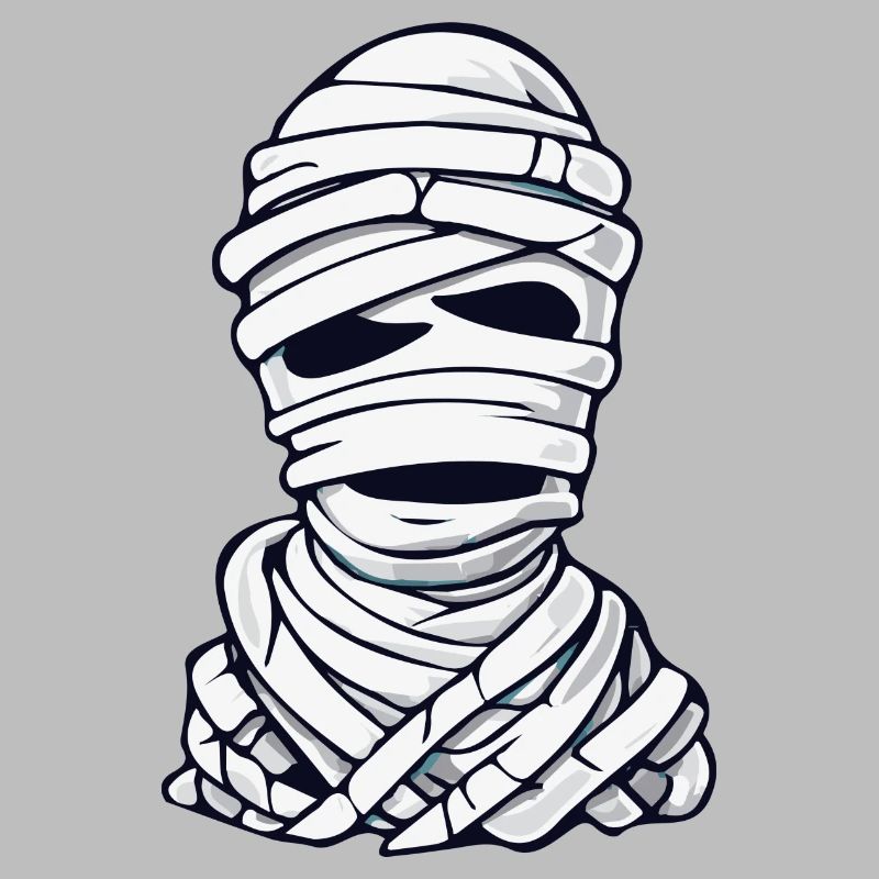 Classic Mummy Cartoon Pattern