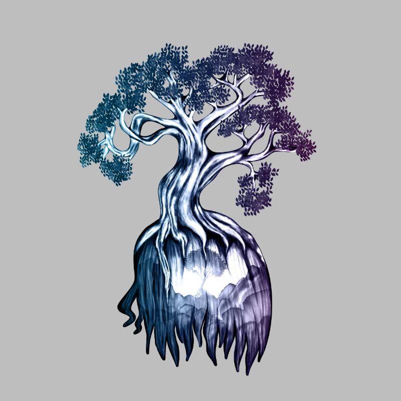 Symbolic Tree – Inner Strength Illustration