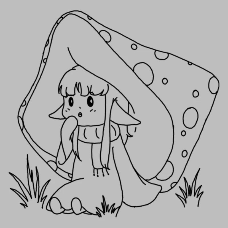 Fille champignon