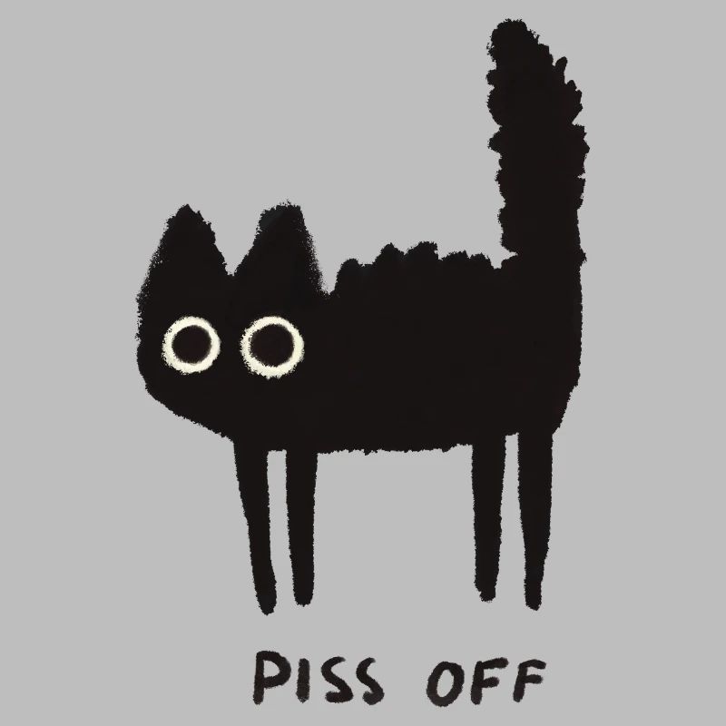 Grumpy Kitty Vibes – Lass mich in Ruhe