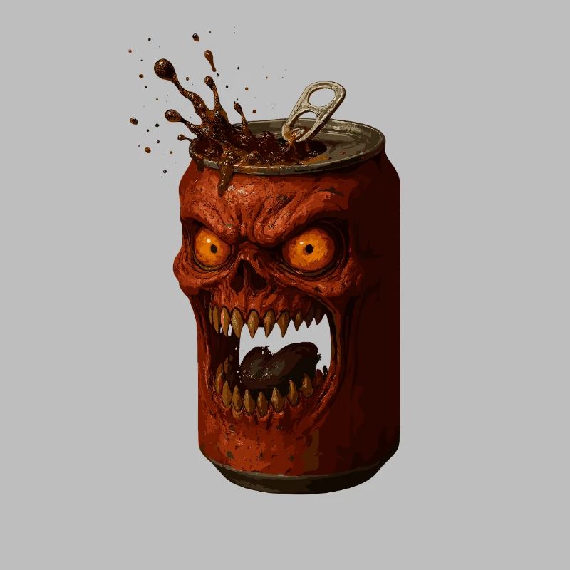 Wütige Horror Dose