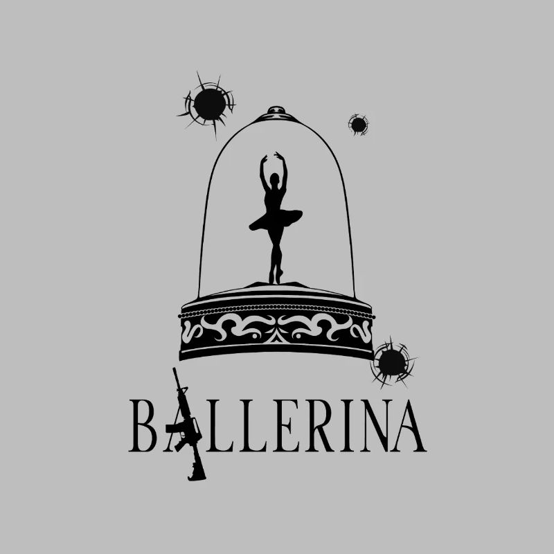 Danseuse dans une grêle de balles – balleuse expressive