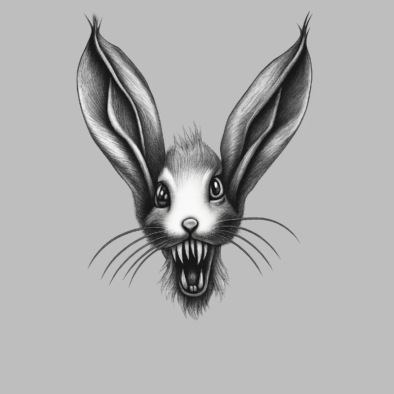Predatory Surreal Rabbit