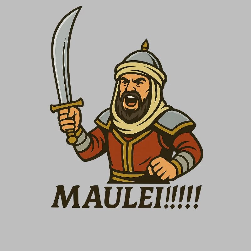 ⚔️ Arabischer Krieger mit Bart – „Maulei!!!“