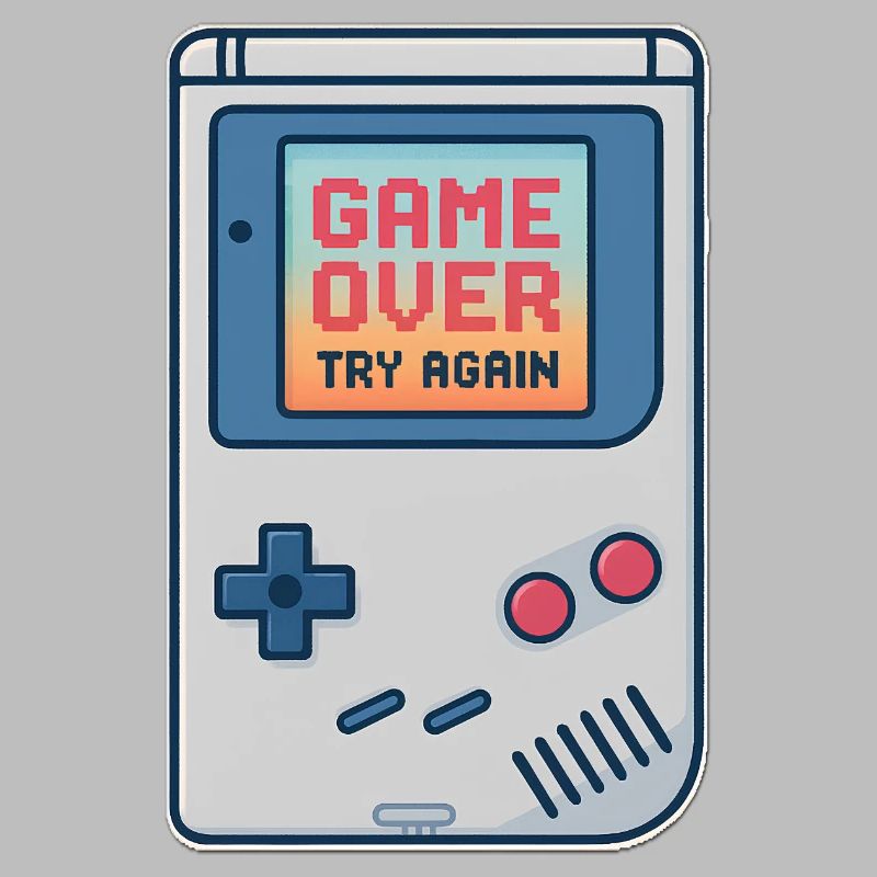 Motif de console de jeu rétro