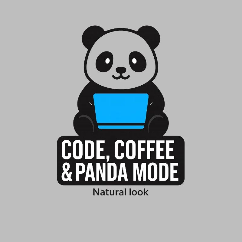 Code, café et style panda