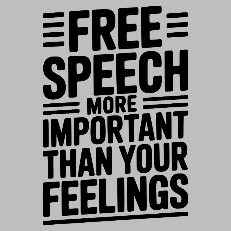 La liberté d’expression est plus importante que les sentiments