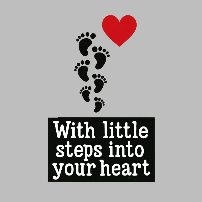With small steps into your heart ❤️