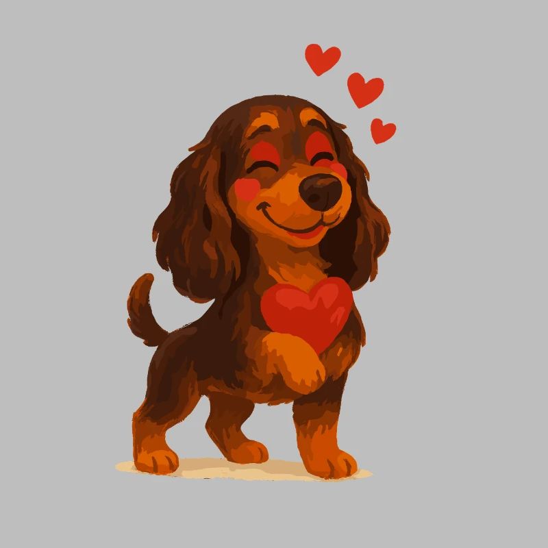 Cocker Spaniel verliebt