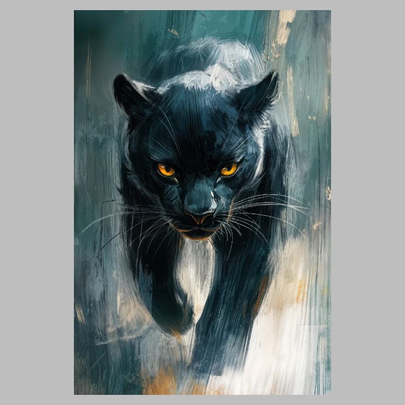 Illustration eines Panthers