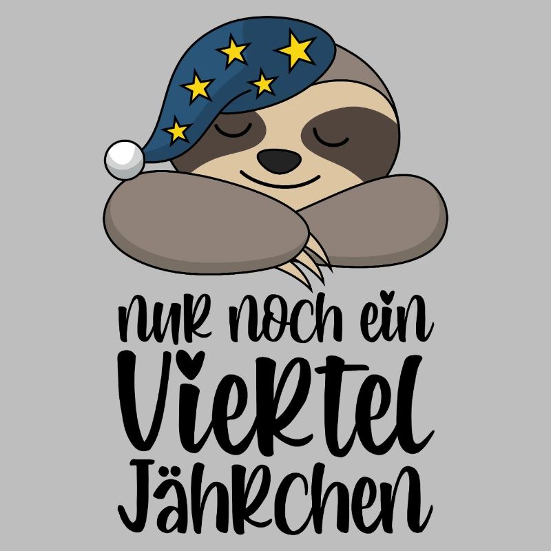 Plus que le quart d’année restant - Cute Sloth