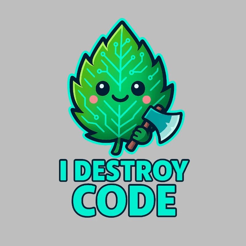 Green Leaf Code Warrior