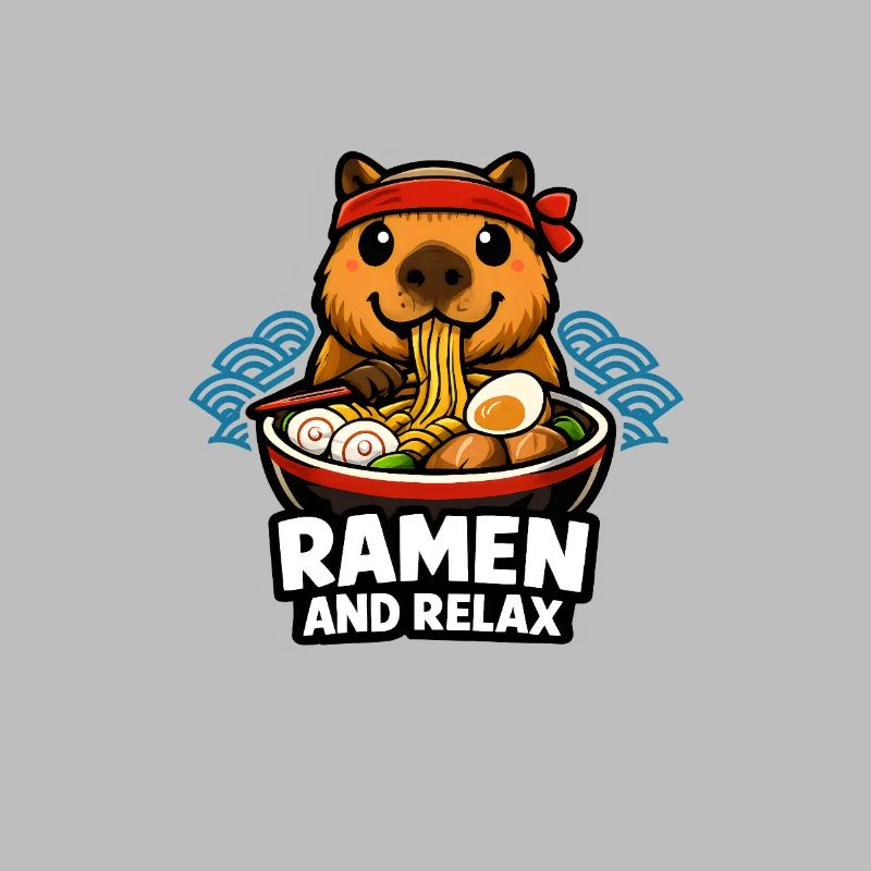 Ramen and Relax Capybara