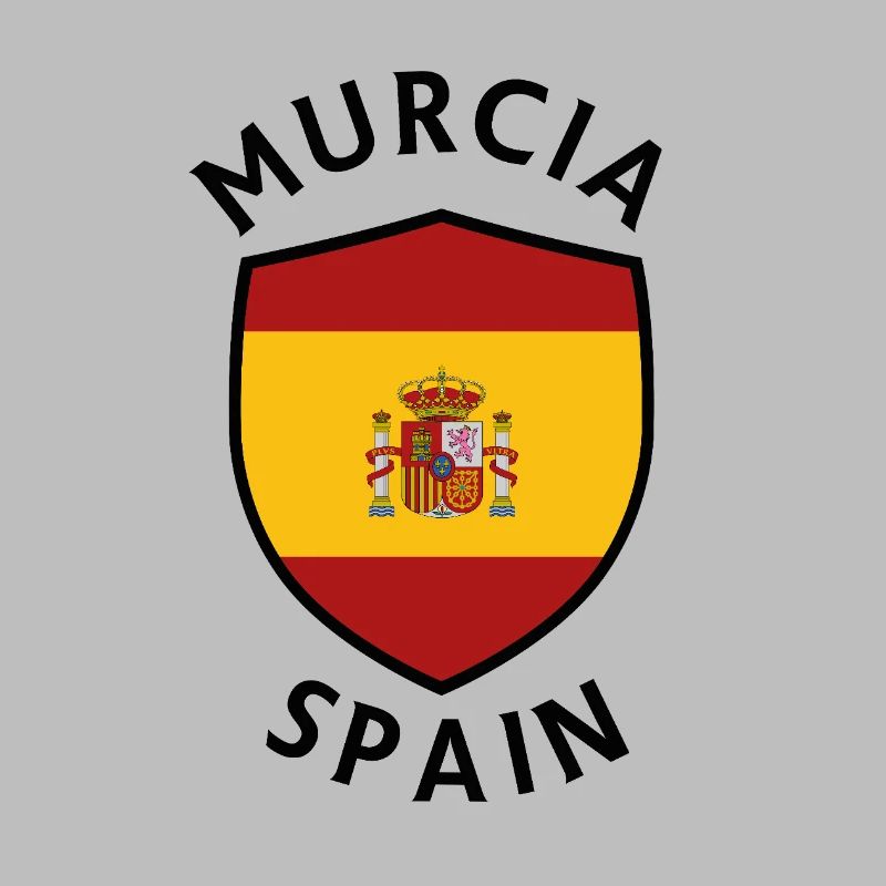 Bouclier de Murcie sous drapeau espagnol